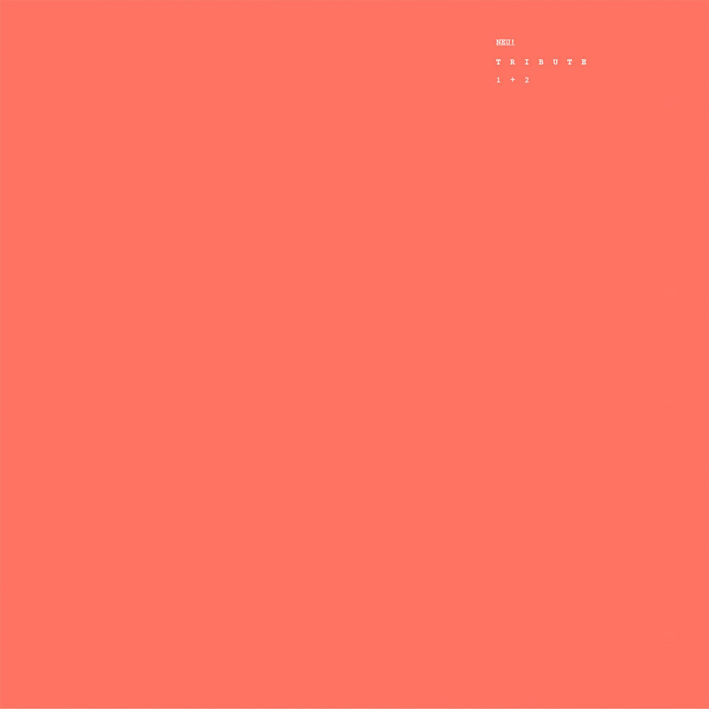 A Tribute To NEU! - V/A RSD 2024 2x Transparent Vinyl LP