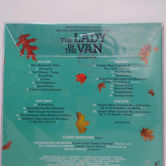 The Lady In The Van (Original Motion Picture Soundtrack) - George Fenton Limited Edition 2x 180G Blue Vinyl LP