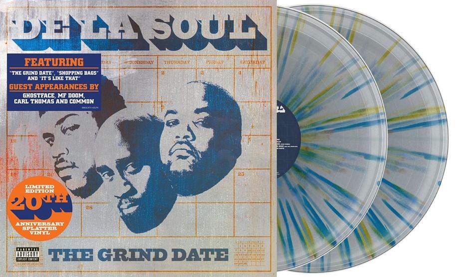 De La Soul - The Grind Date 20th Anniversary Edition 2x Clear & Blue Splatter Vinyl LP