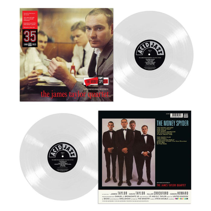 The James Taylor Quartet - The Money Spyder Clear Vinyl LP