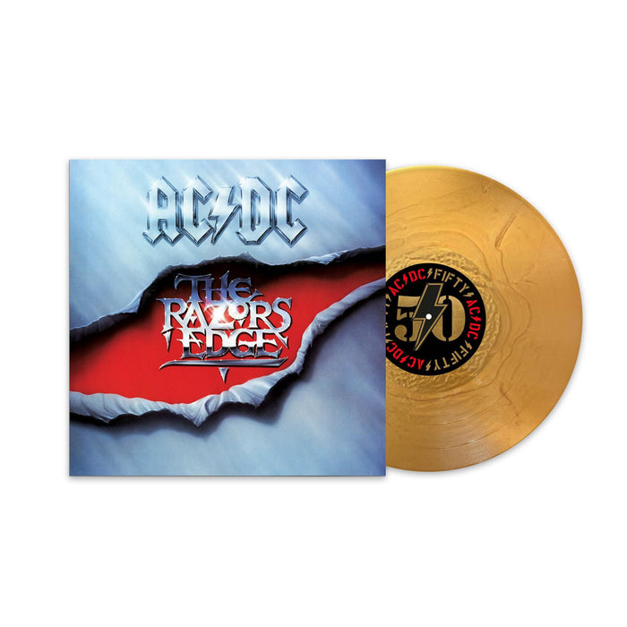 AC/DC - The Razors Edge 50th Anniversary Gold Vinyl LP Reissue