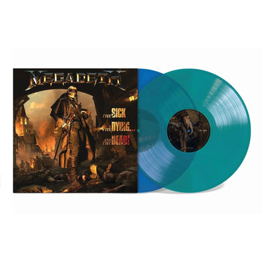 Megadeth - The Sick, The Dying... And The Dead! National Album Day 2x Blue Opaque / Green Transparent Vinyl LP