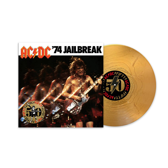 AC/DC - 74 Jailbreak 50th Anniversary Gold Vinyl LP Reissue