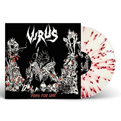 Virus - Pray For War White & Red Splatter Vinyl LP