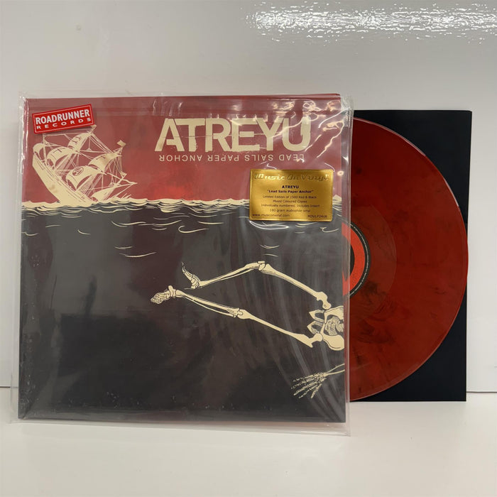 Atreyu - Lead Sails Paper Anchor Limited Edition 180G Red & Black Marble Vinyl LP