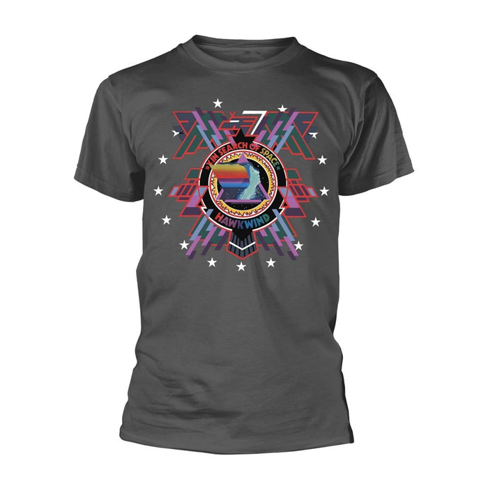 Hawkwind - In Search Of Space (Charcoal) T-Shirt