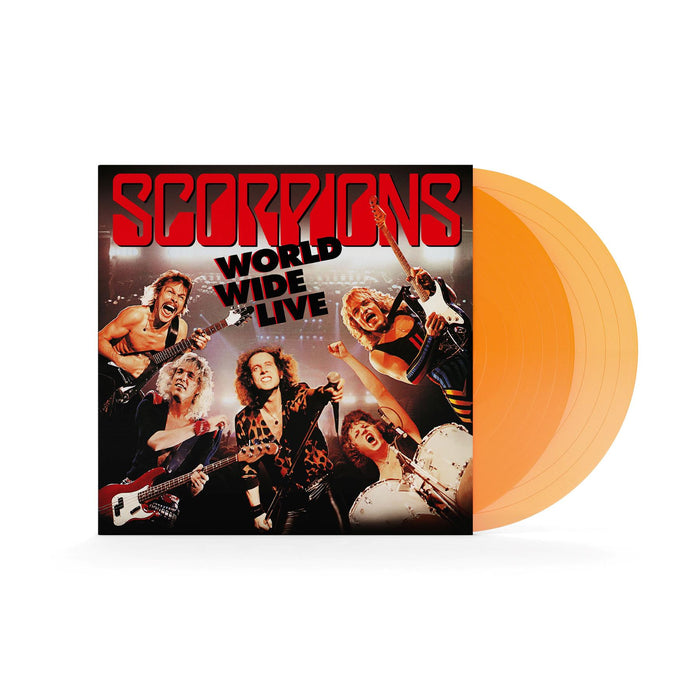 Scorpions - World Wide Live Special Edition 2x 180G Transparent Orange Vinyl LP Reissue