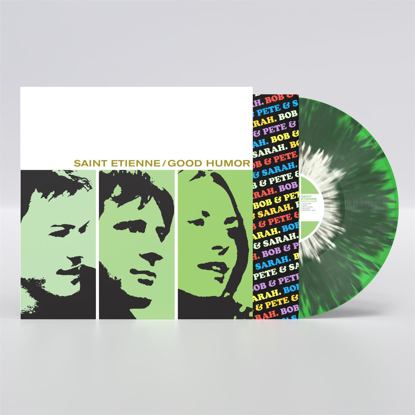 Saint Etienne - Good Humor 25th Anniversary Edition Green Splatter Vinyl LP Reissue