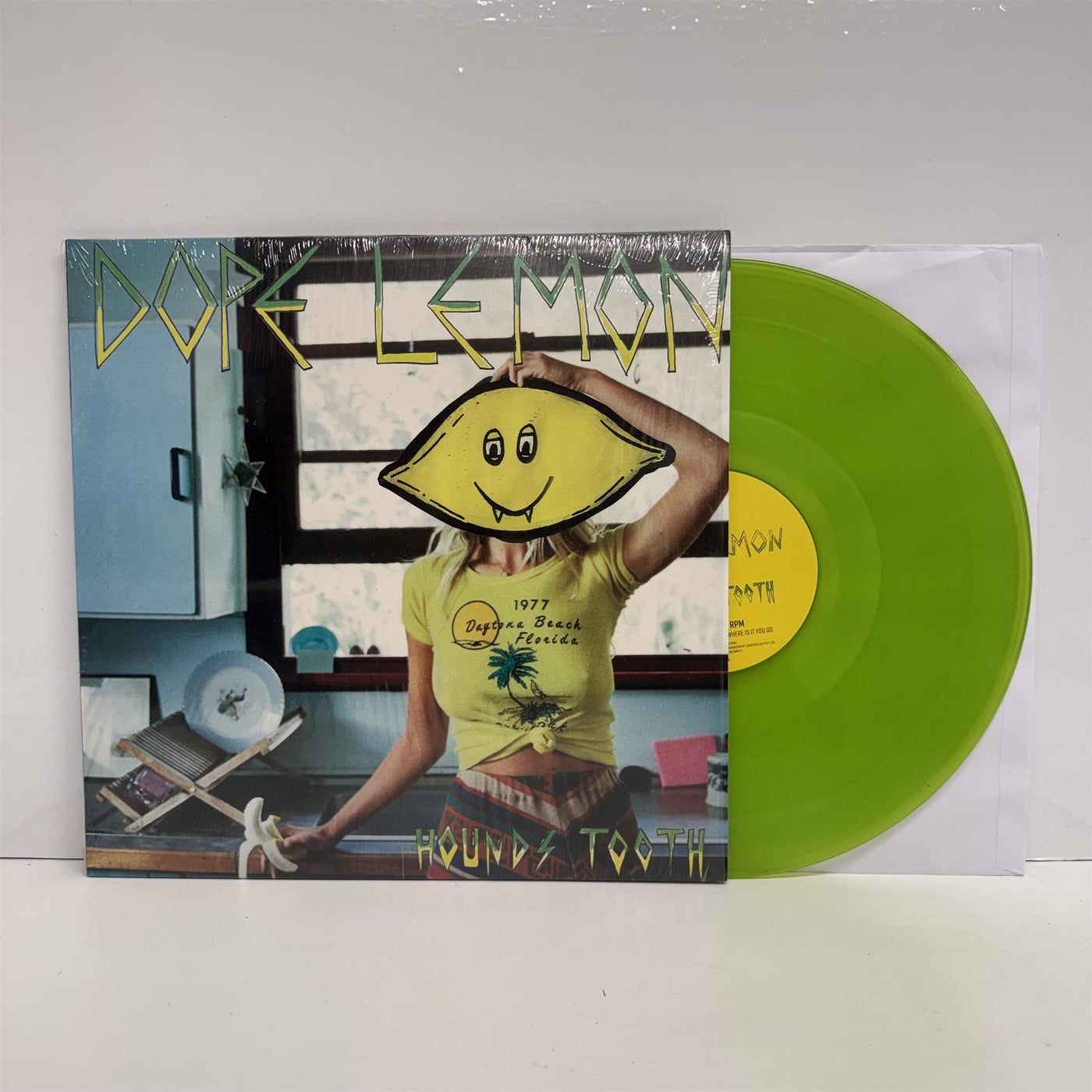 Dope Lemon - Hounds Tooth Transparent Lime Vinyl LP