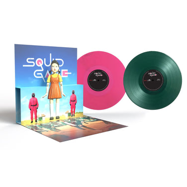 Squid Game (OST) - Jung Jaeil Pop Up Gatefold 2x Pink & Green Vinyl LP