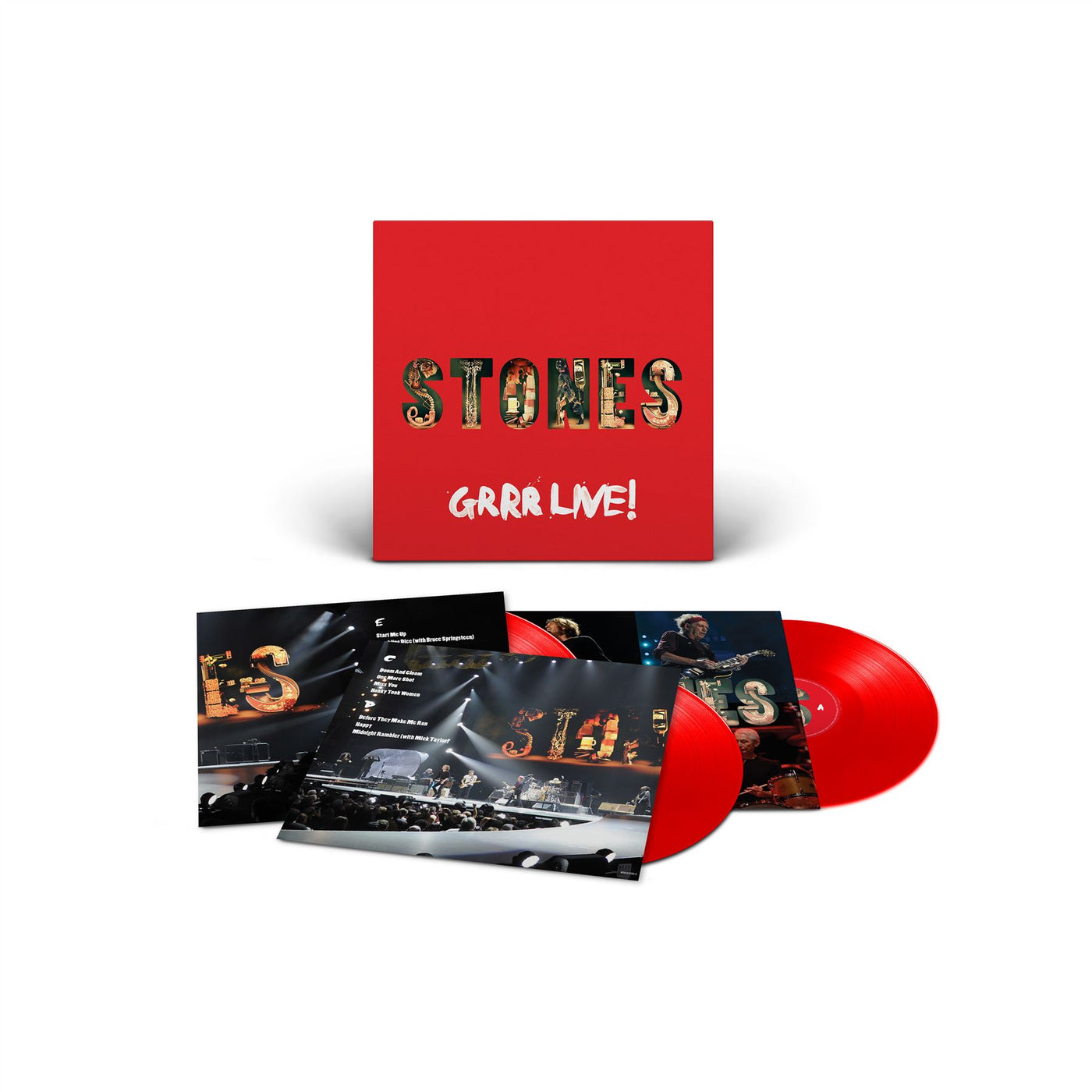 The Rolling Stones - Grrr Live!  3x Red Vinyl LP