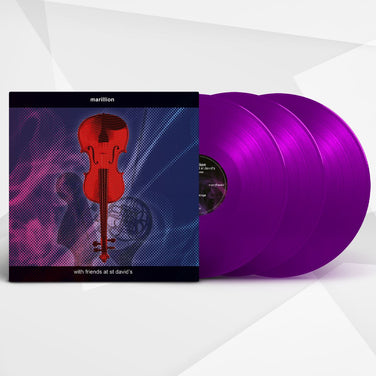 Marillion - With Friends At St David's 3x Violet Transparent Vinyl LP