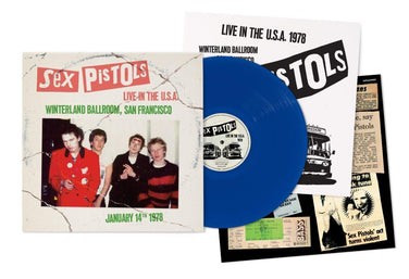 Sex Pistols - Live In The U.S.A 1978 - San Francisco Blue Vinyl LP