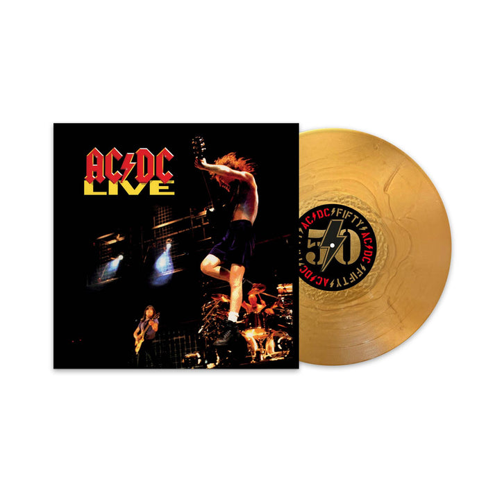 AC/DC - Live 50th Anniversary 2x Gold Vinyl LP Reissue