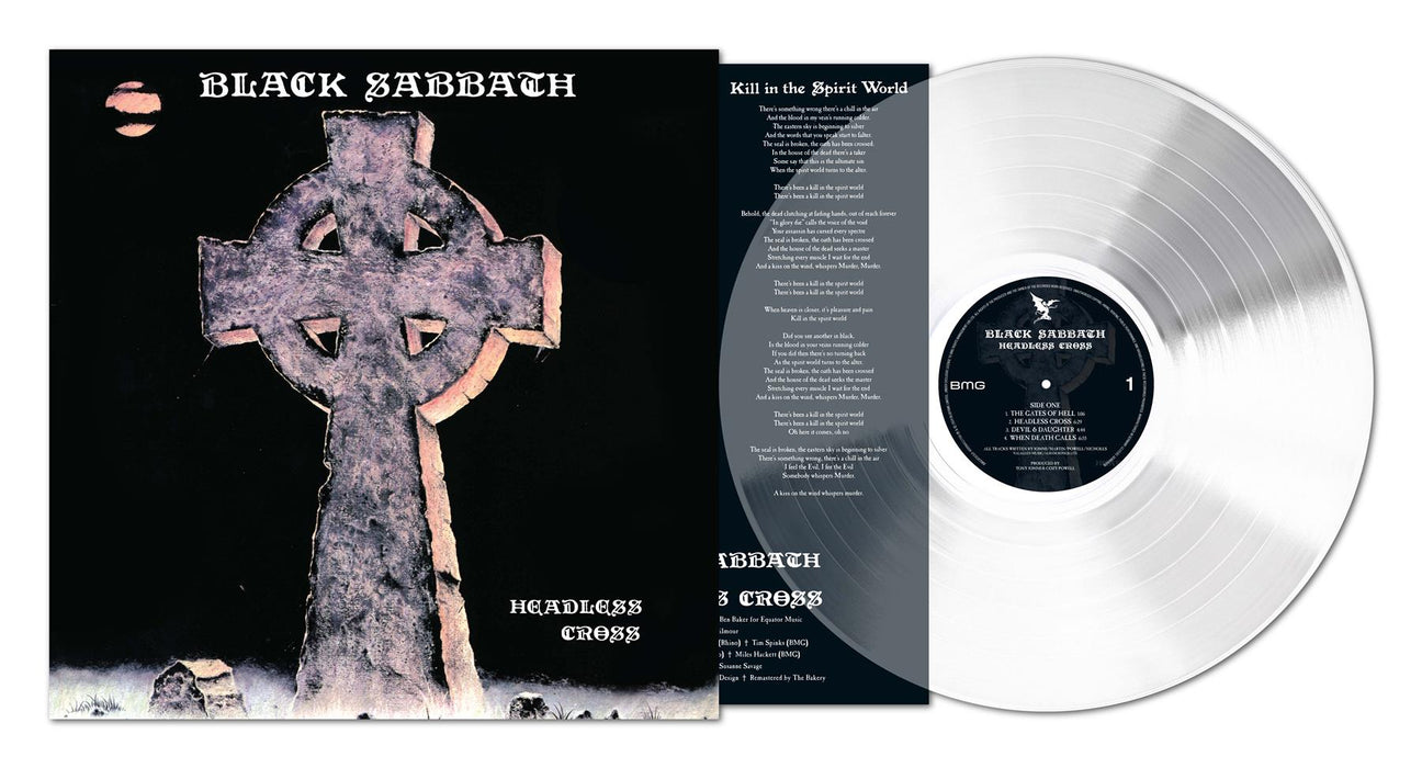 Black Sabbath - Headless Cross Ultra Clear Vinyl LP Remastered