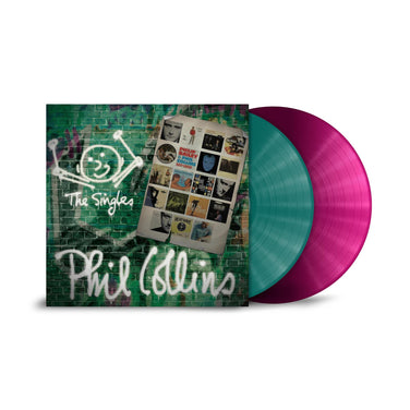 Phil Collins - The Singles 2x Magenta / Green Vinyl LP Reissue