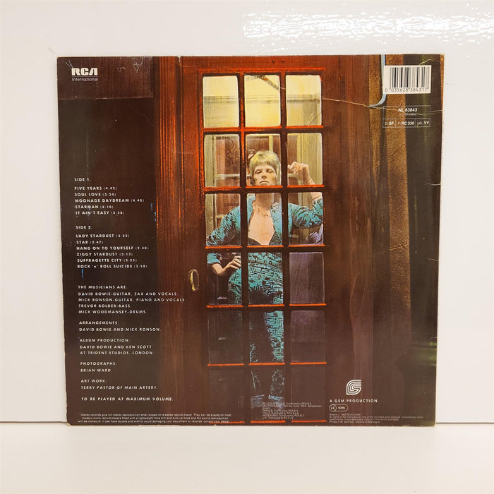 David Bowie - The Rise And Fall Of Ziggy Stardust And The Spiders From Mars Vinyl LP Reissue