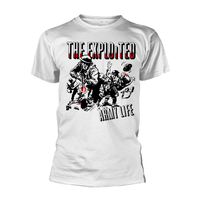 The Exploited - Army Life (White) T-Shirt