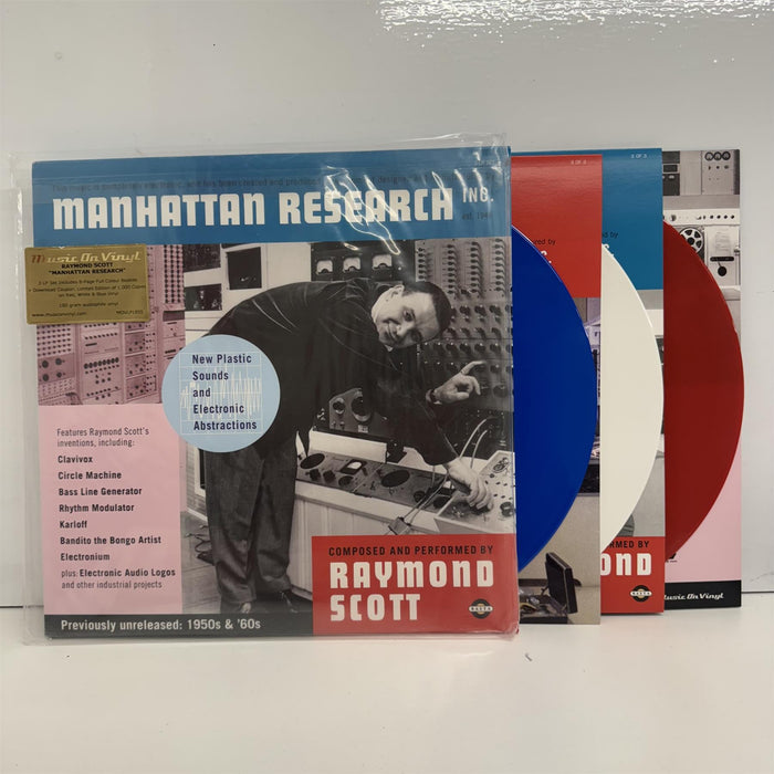 Raymond Scott - Manhattan Research Inc. Limited Edition 3x 180G Red White Blue Vinyl LP