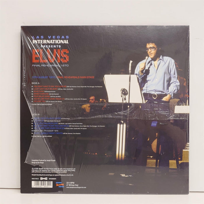Elvis Presley - Final Rehearsal 1970 180G Vinyl LP