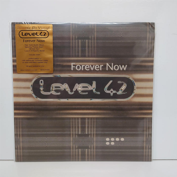 Level 42 - Forever Now Limited Edition 180G Silver & Black Marbled Vinyl LP Reissue