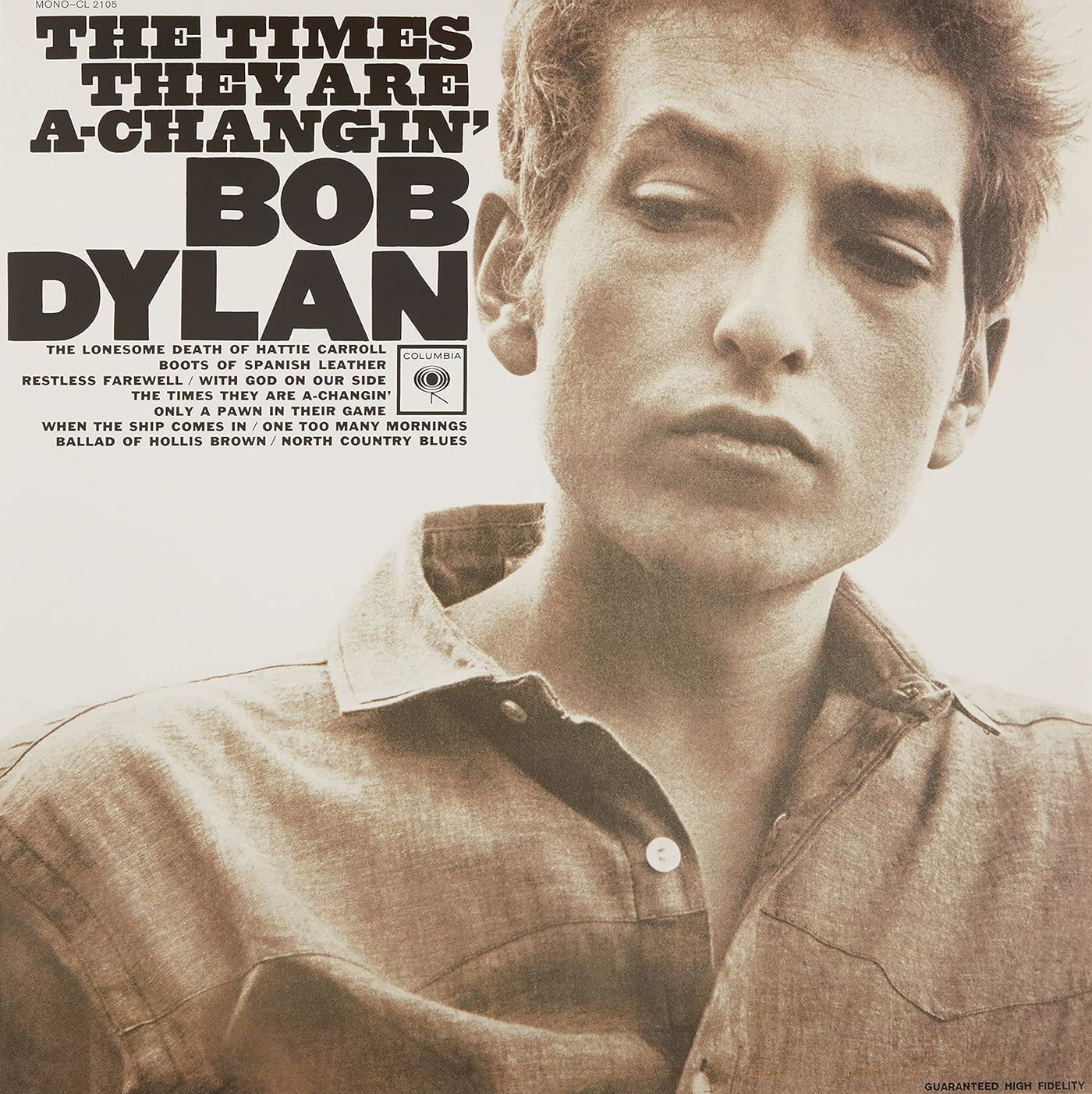 Bob Dylan - The Times They Are A-Changin' Vinyl LP Reissue