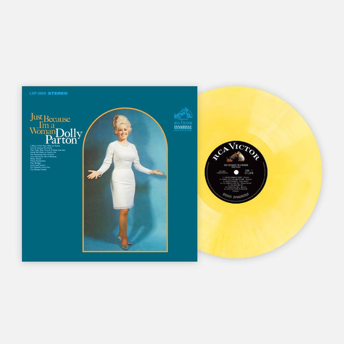 Dolly Parton - Just Because I'm A Woman Canary Yellow Vinyl LP Reissue