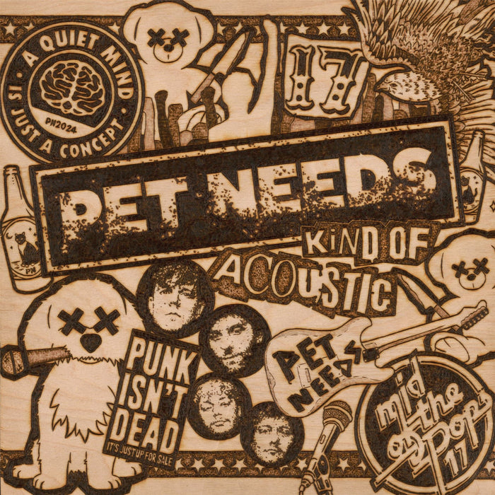 PET NEEDS - Kind of Acoustic Army Gren Vinyl LP