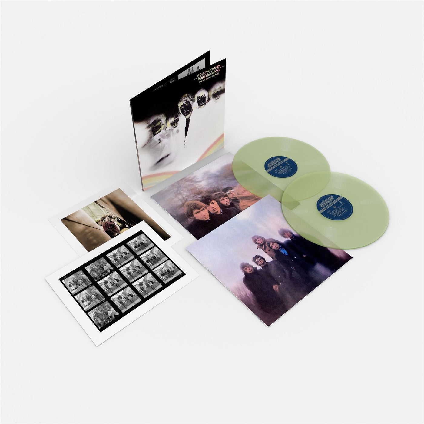 The Rolling Stones - More Hot Rocks (Big Hits & Fazed Cookies) 2x Glow In The Dark Vinyl LP