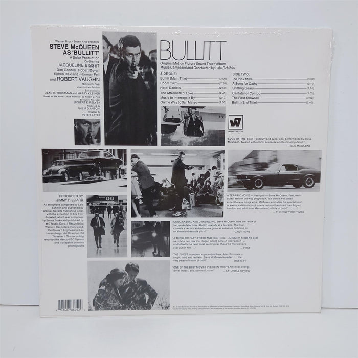 Bullitt (Original Motion Picture Soundtrack) - Lalo Schifrin 50th Anniversary Limited Orange Vinyl LP Reissue