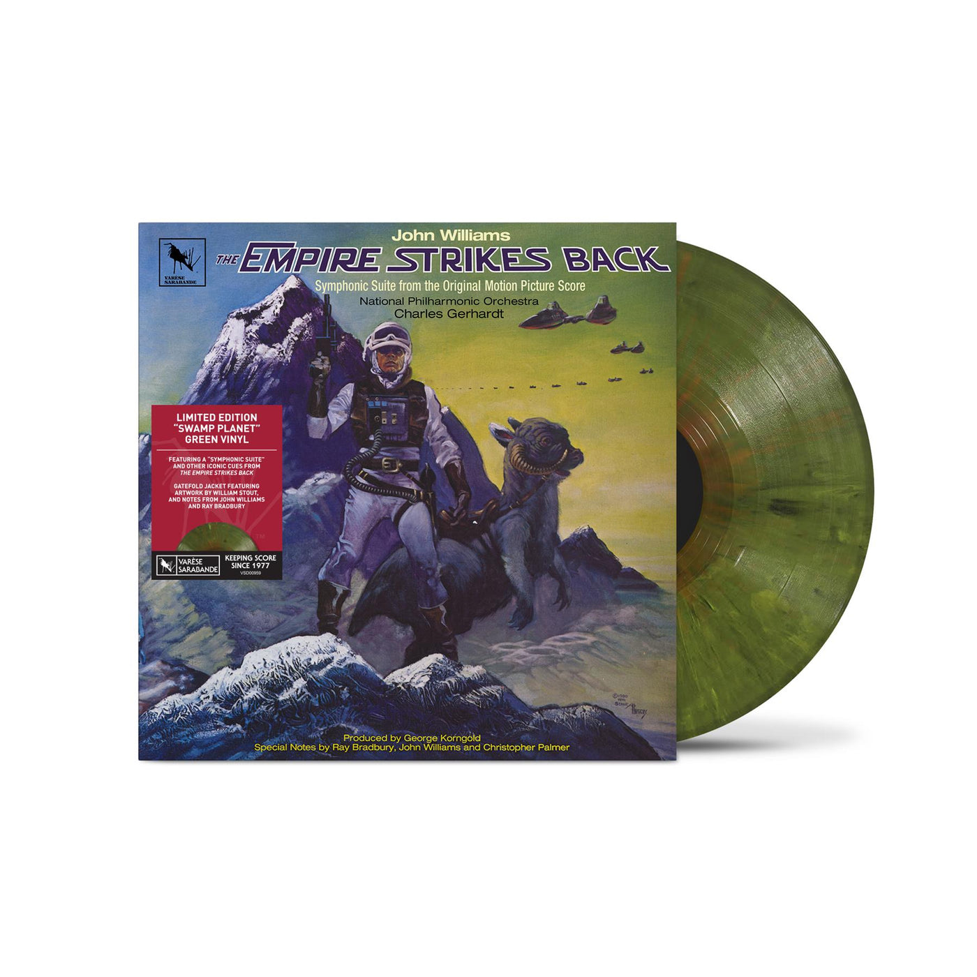 The Empire Strikes Back - John Williams Swamp Green Vinyl LP Reissue