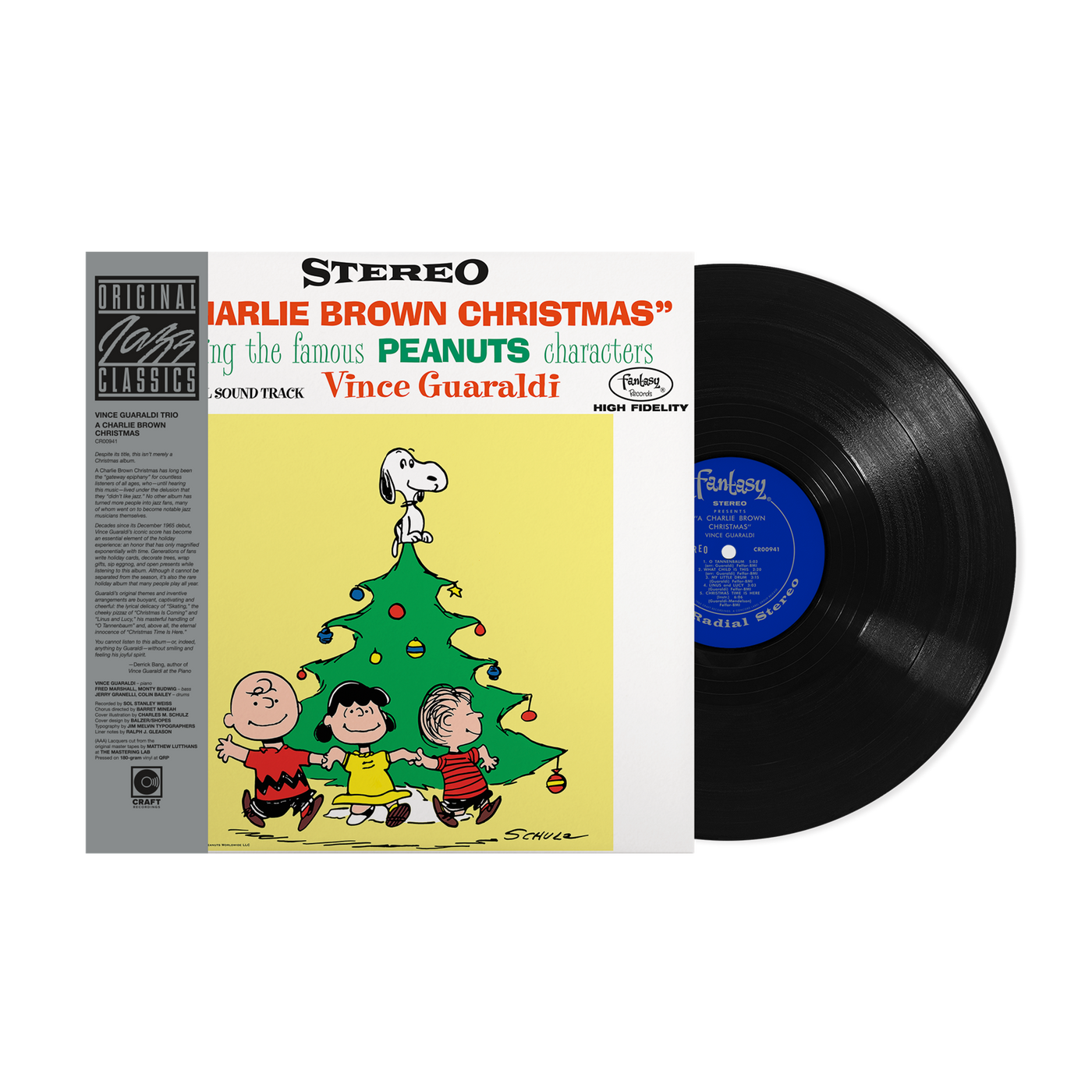 The Vince Guaraldi Trio - A Charlie Brown Christmas 180G Vinyl LP Reissue
