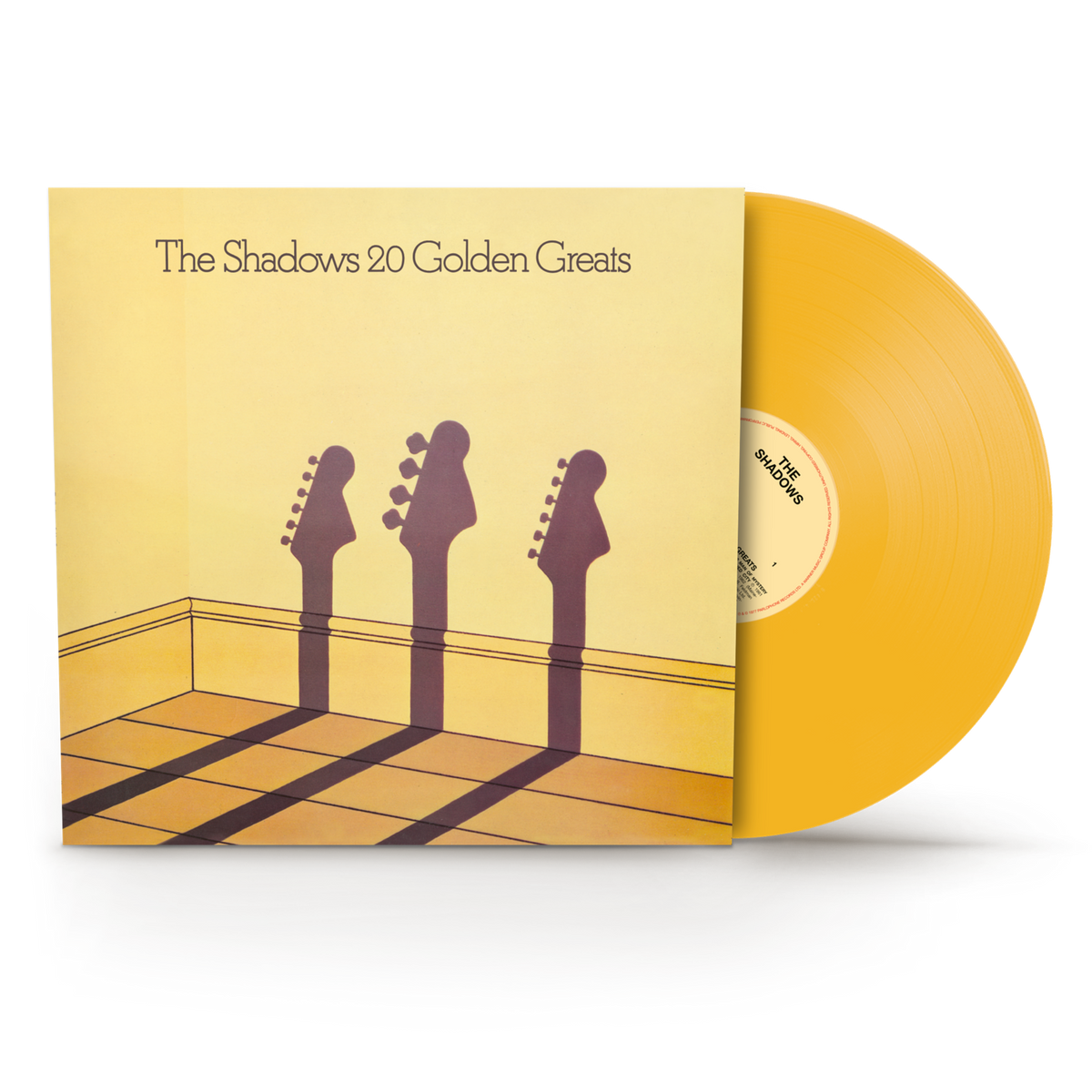 The Shadows - 20 Golden Greats National Album Day Pure Gold Vinyl LP Reissue