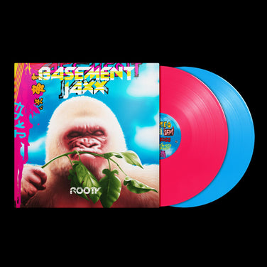 Basement Jaxx - Rooty Limited 2x Pink + Blue Vinyl LP Reissue