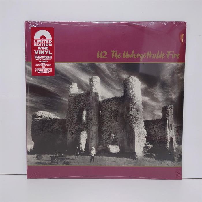 U2 - The Unforgettable Fire Limited Edition 180G Burgundy Vinyl LP