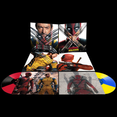 Deadpool & Wolverine - V/A Limited Edition 2x Black & Red / Yellow & Blue Vinyl LP