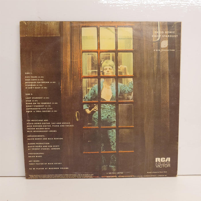 David Bowie - The Rise And Fall Of Ziggy Stardust And The Spiders From Mars Vinyl LP