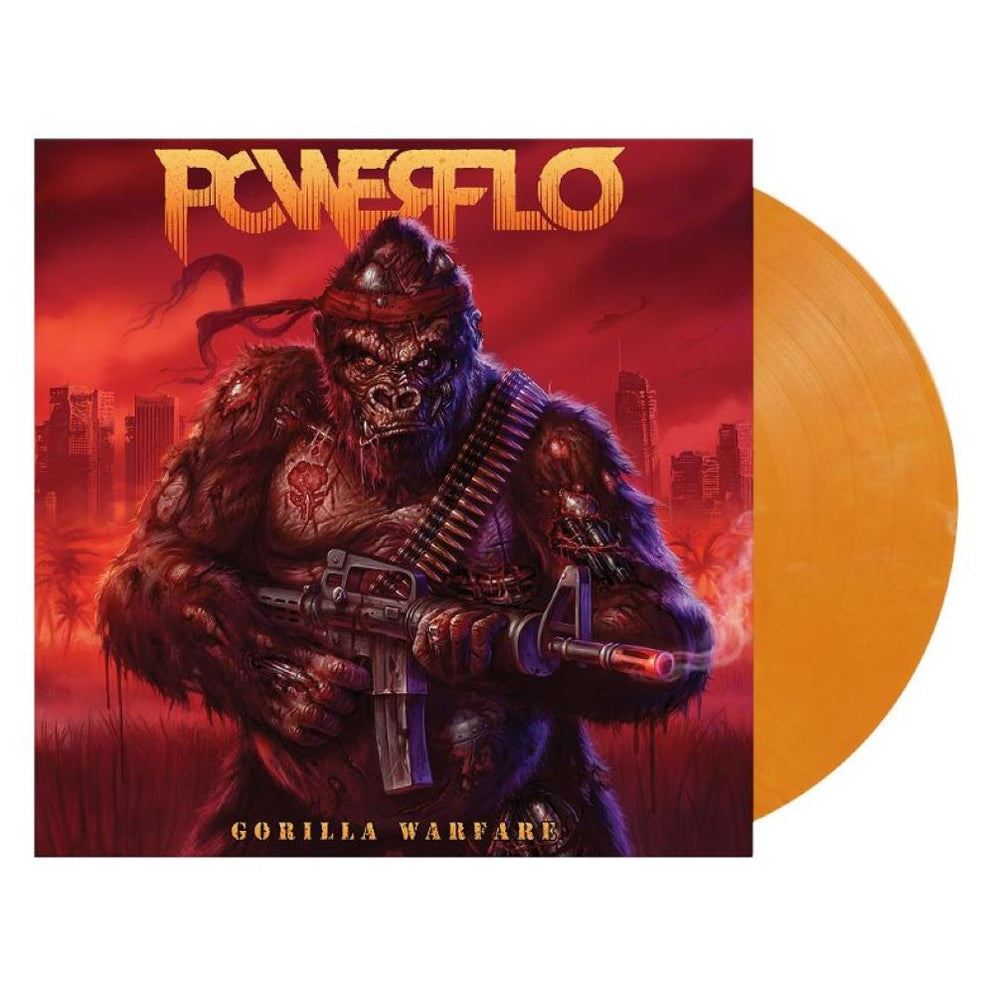 Powerflo - Gorilla Warfare Eco Mix Yellow Vinyl LP