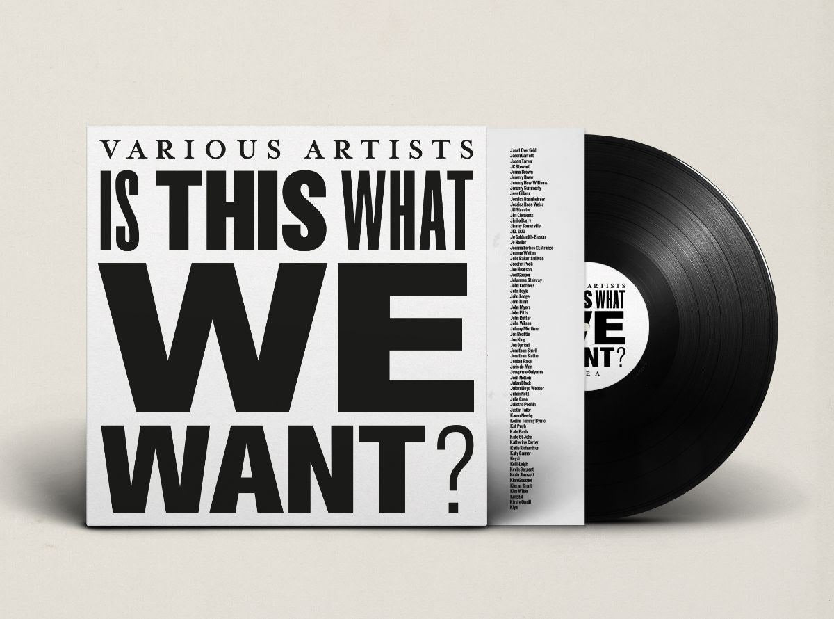 1000 Artists - Is This What We Want? - V/A Vinyl LP Numbered