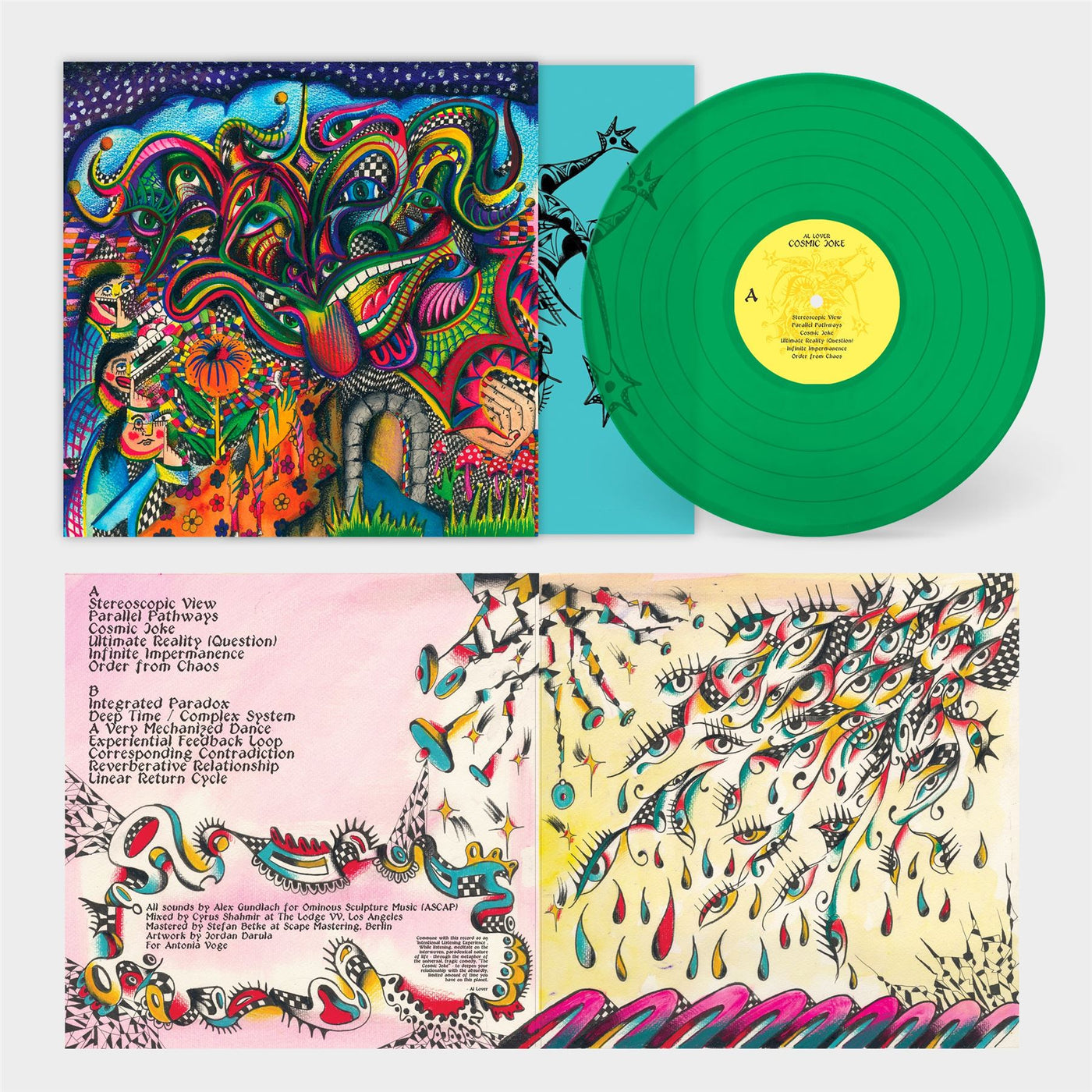 Al Lover - Cosmic Joke Deluxe Edition Green Vinyl LP