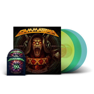 Gamma Ray - 30 Years Live Anniversary 3x Yellow / Green / Turquoise Vinyl LP + Blu-Ray