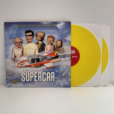Supercar (Original Television Soundtrack) - Barry Gray 2x Sherbet Lemon Yellow Vinyl