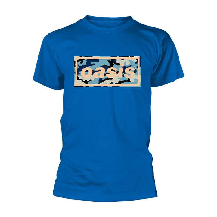 Oasis - Camo Logo (Royal) T-Shirt