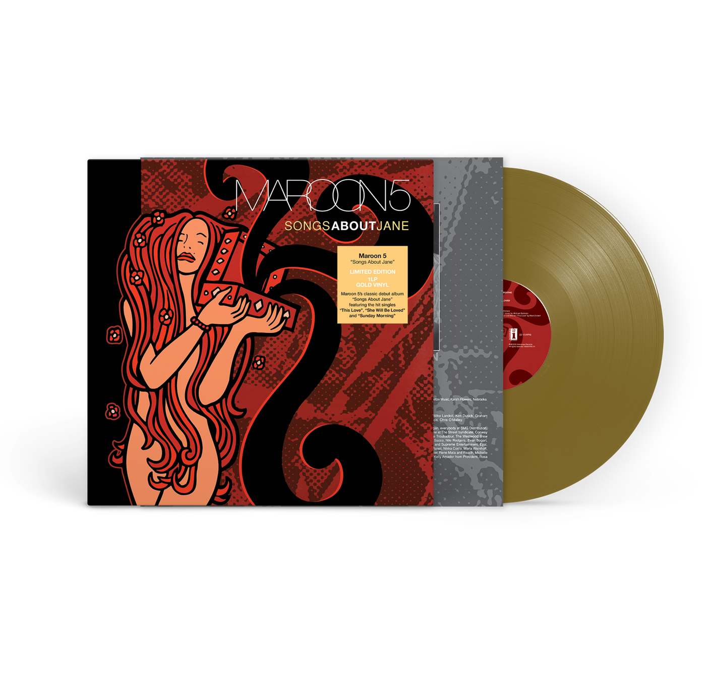 Maroon 5 - Songs About Jane Gold Vinyl LP Reissue