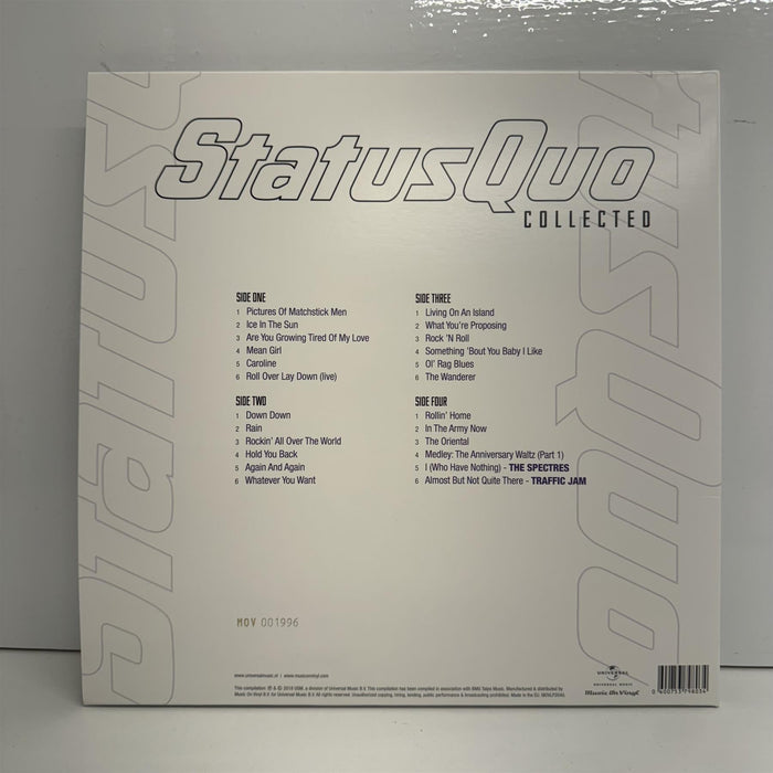 Status Quo - Collected Limited Edition 2x 180G White Vinyl LP