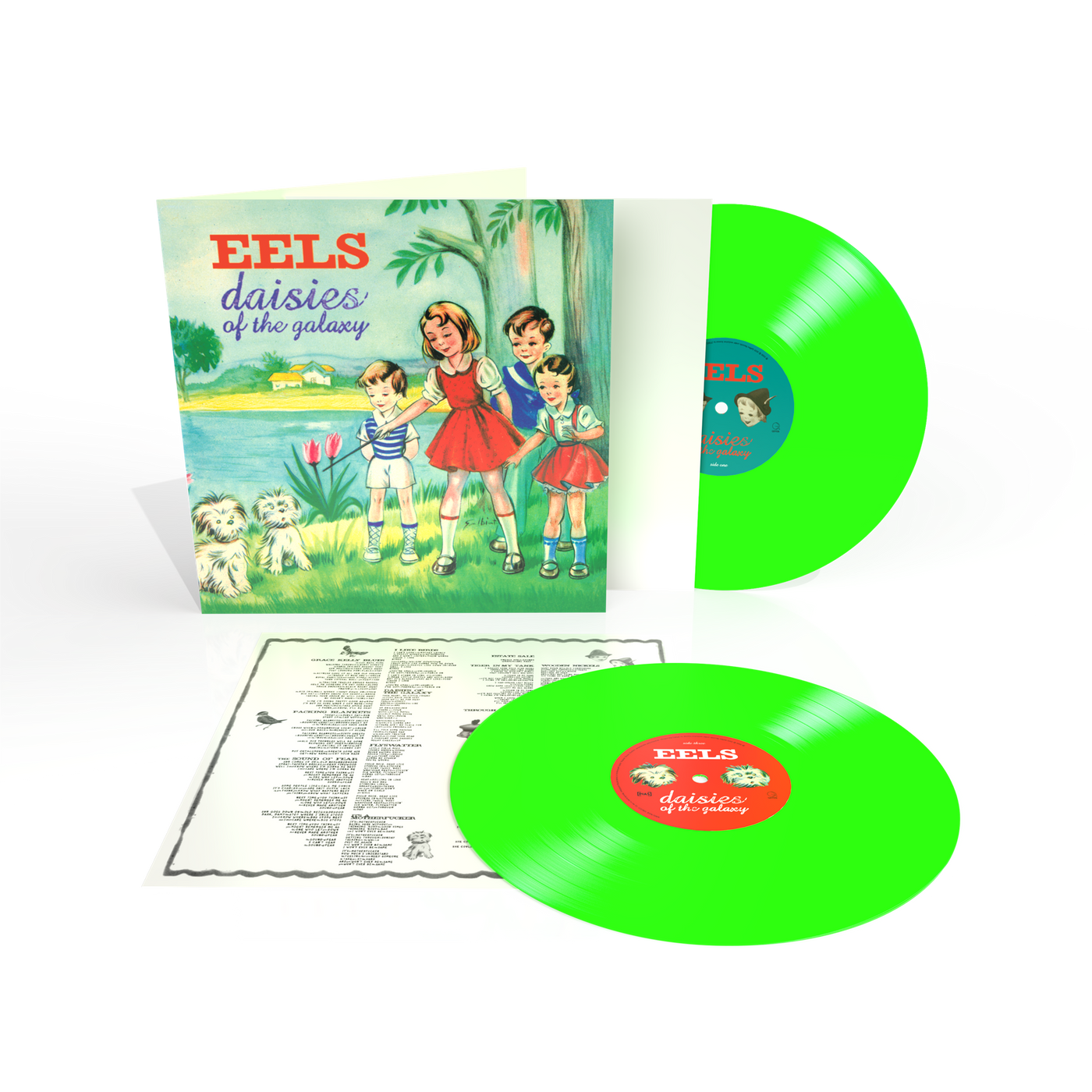 EELS - Daisies of the Galaxy 25th Anniversary Edition 2x Fluorescent Green Vinyl LP