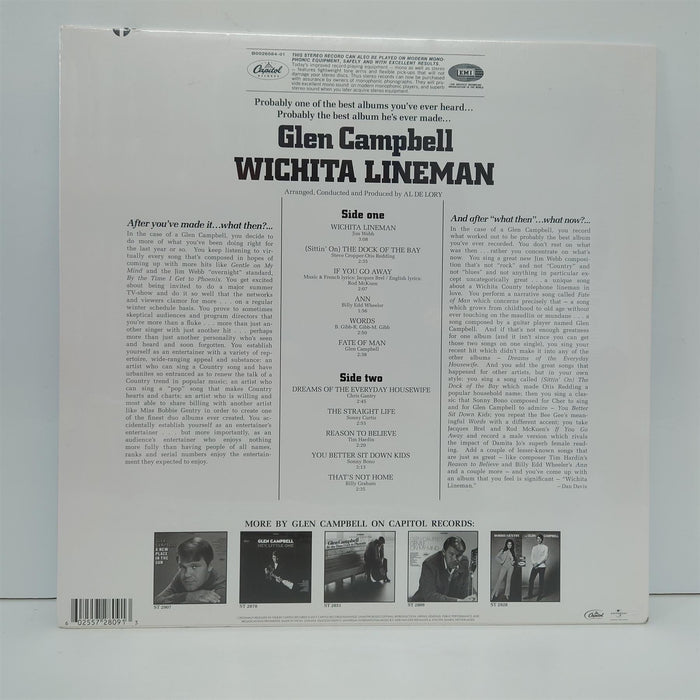 Glen Campbell - Wichita Lineman 180G Vinyl LP Reissue