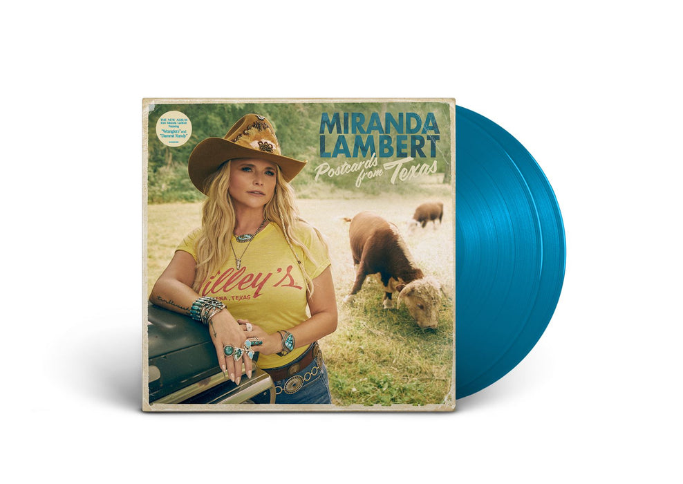 Miranda Lambert - Postcards From Texas 2x Blue Vinyl LP