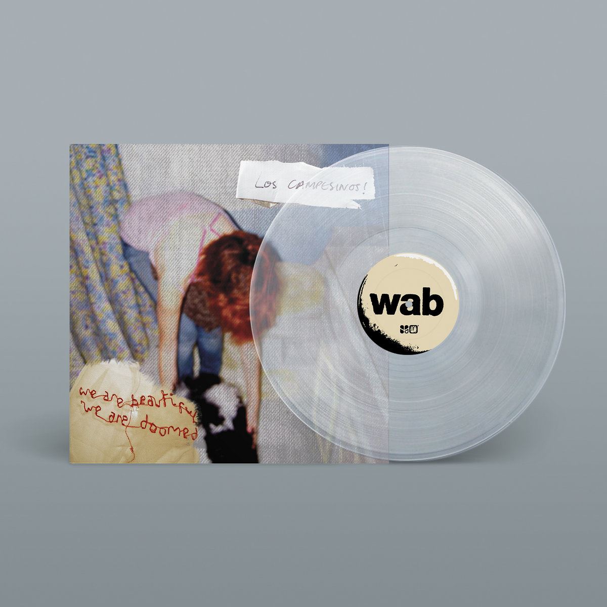 Los Campesinos! - We Are Beautiful, We Are Doomed Transparent Bathwater Vinyl LP