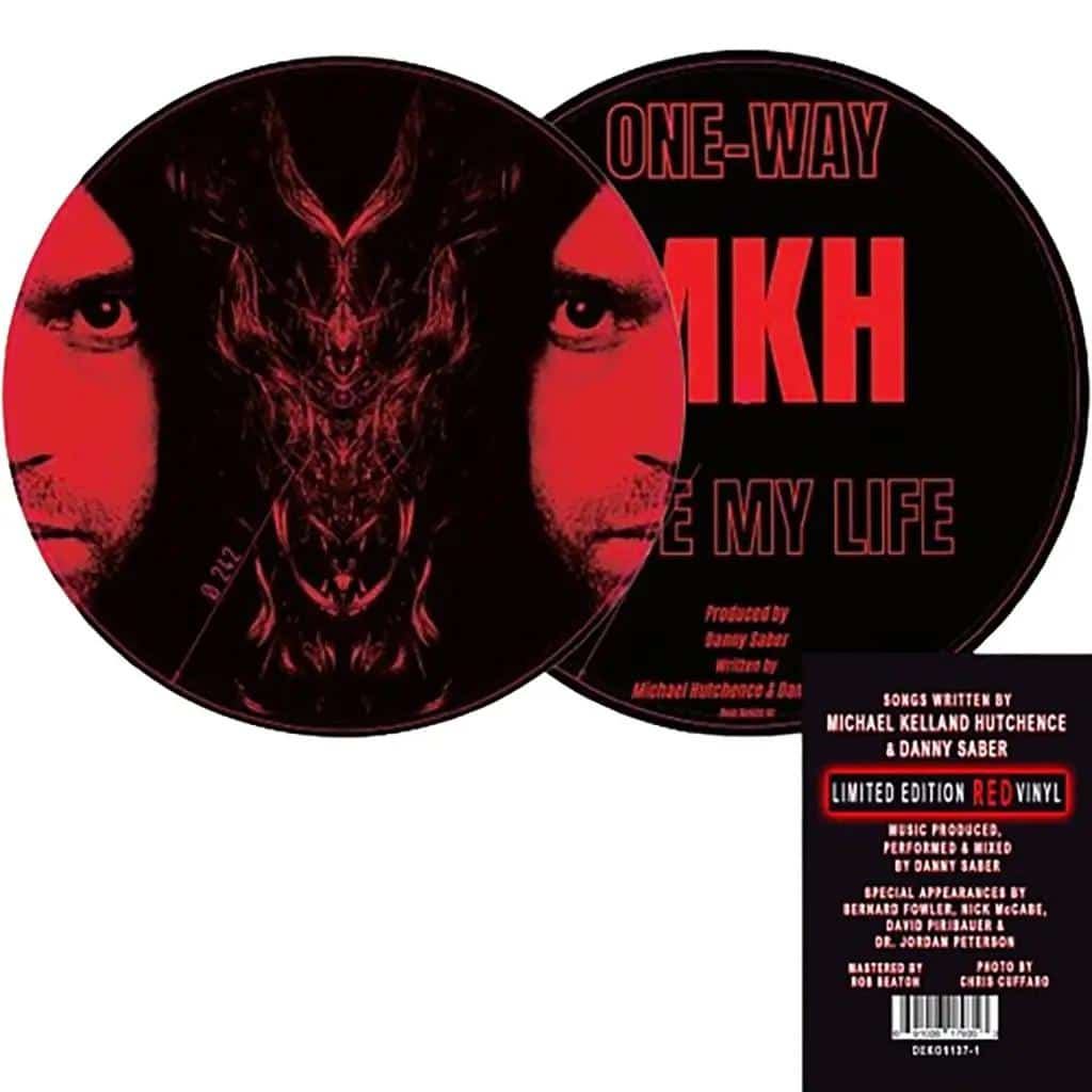 Michael Hutchence - One Way / Save My Life 10" Picture Disc / Red Vinyl Single